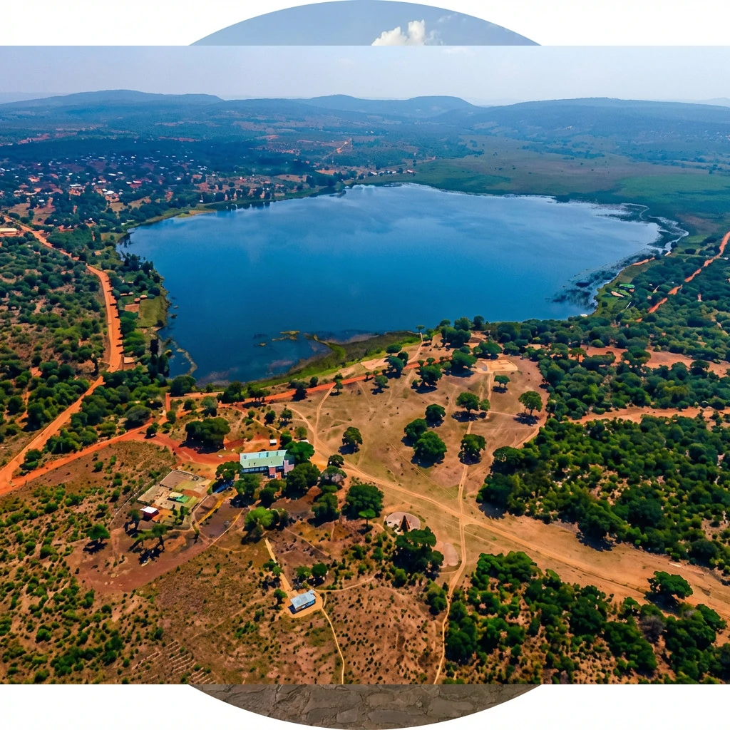 Comfortable lodge rooms surrounded by tranquil greenery in Mbala Zambia