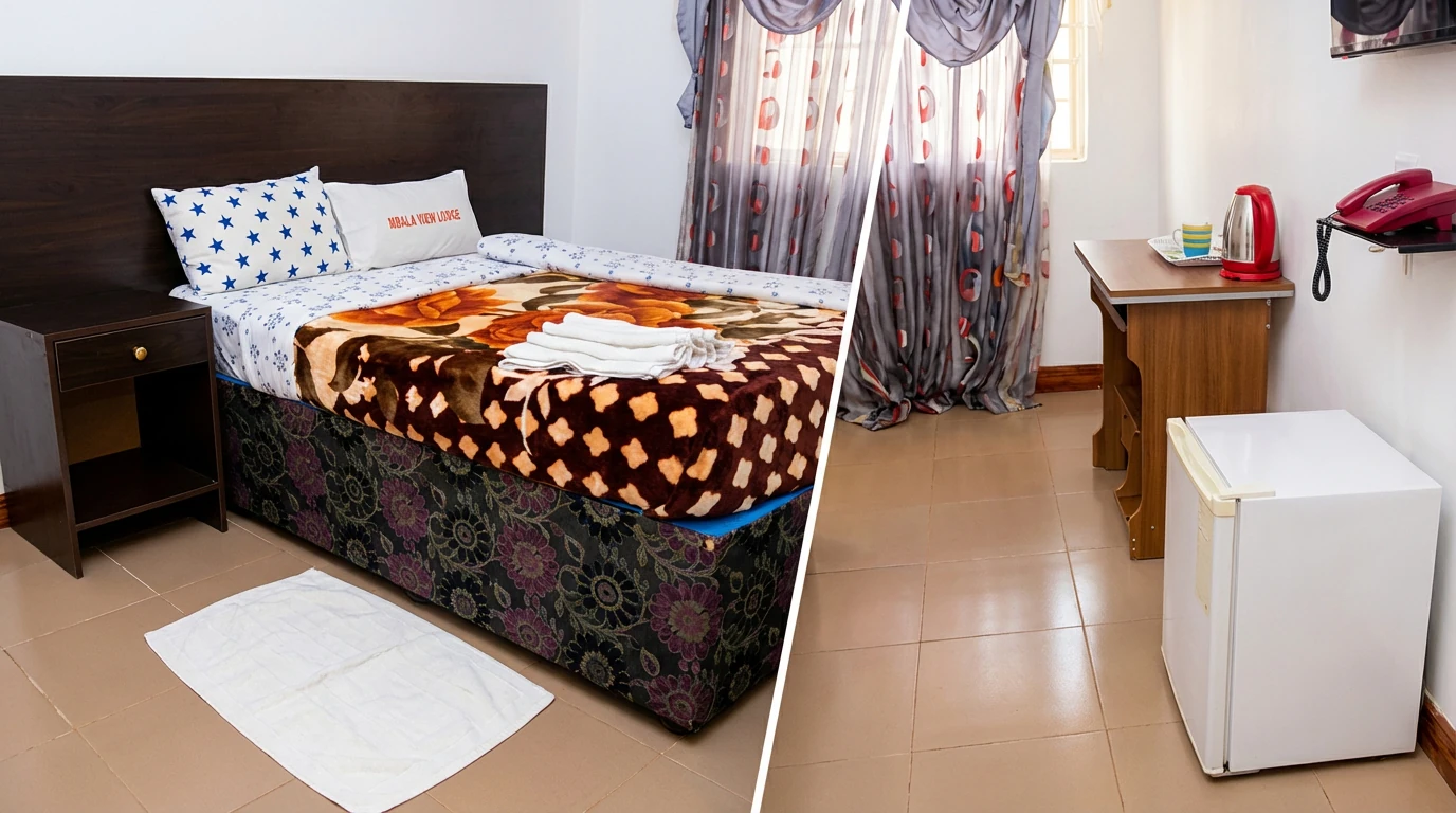 Executive double room at Mbala View Lodge Northern Province Zambia